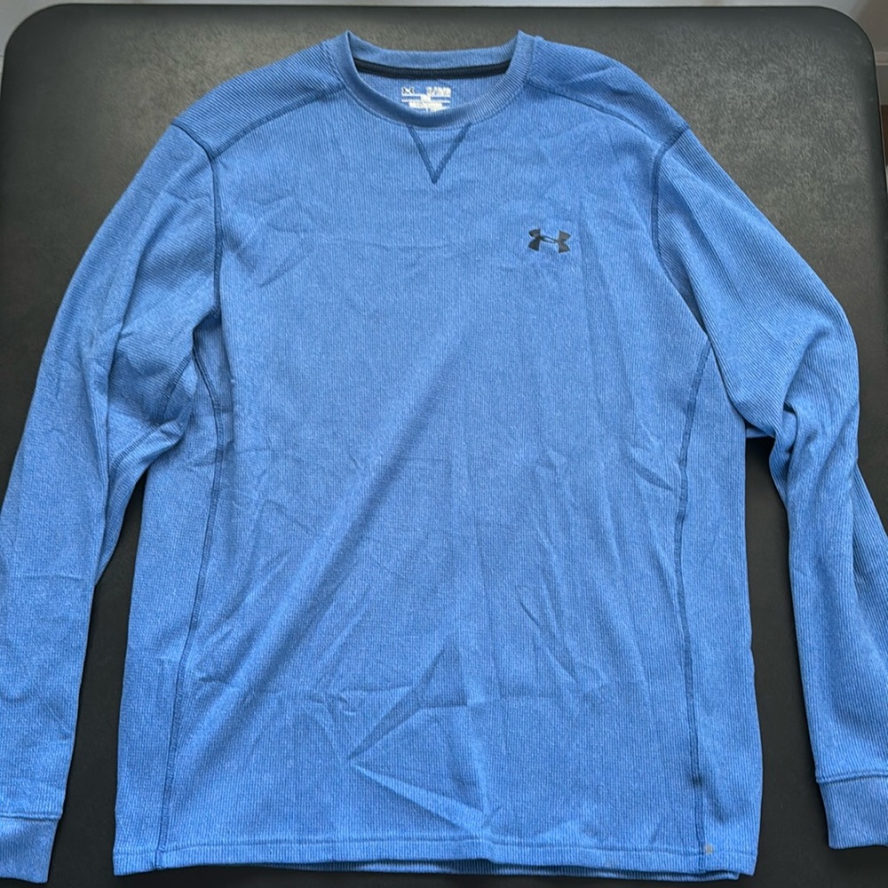 Under Armour Cold Gear Blue XL Loose Long Sleeve Thermal